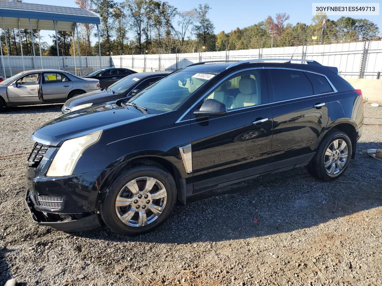 3GYFNBE31ES549713 2014 Cadillac Srx Luxury Collection