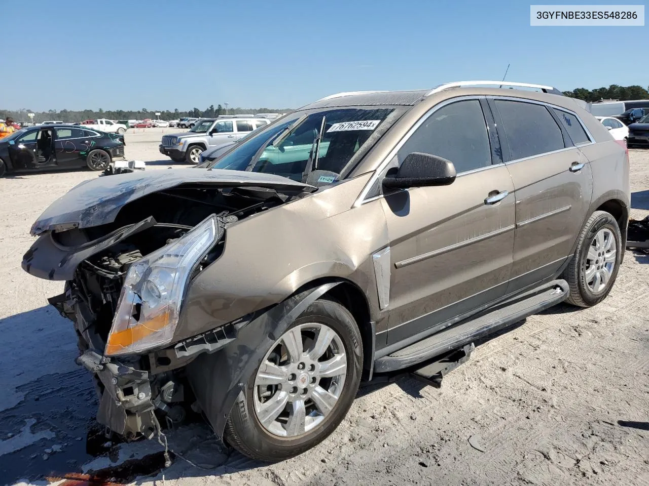 2014 Cadillac Srx Luxury Collection VIN: 3GYFNBE33ES548286 Lot: 76762594