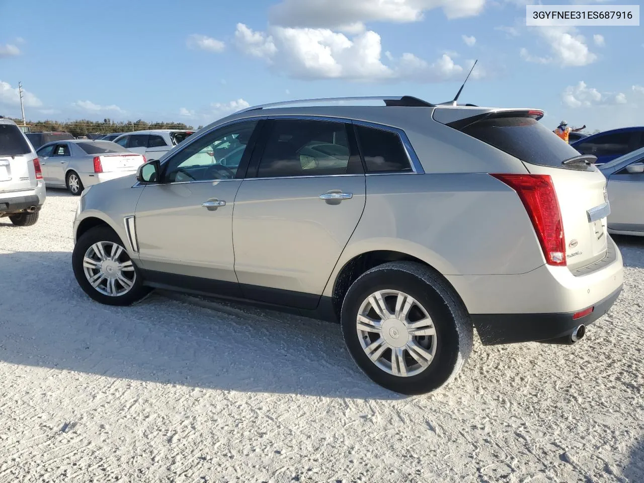 3GYFNEE31ES687916 2014 Cadillac Srx Luxury Collection