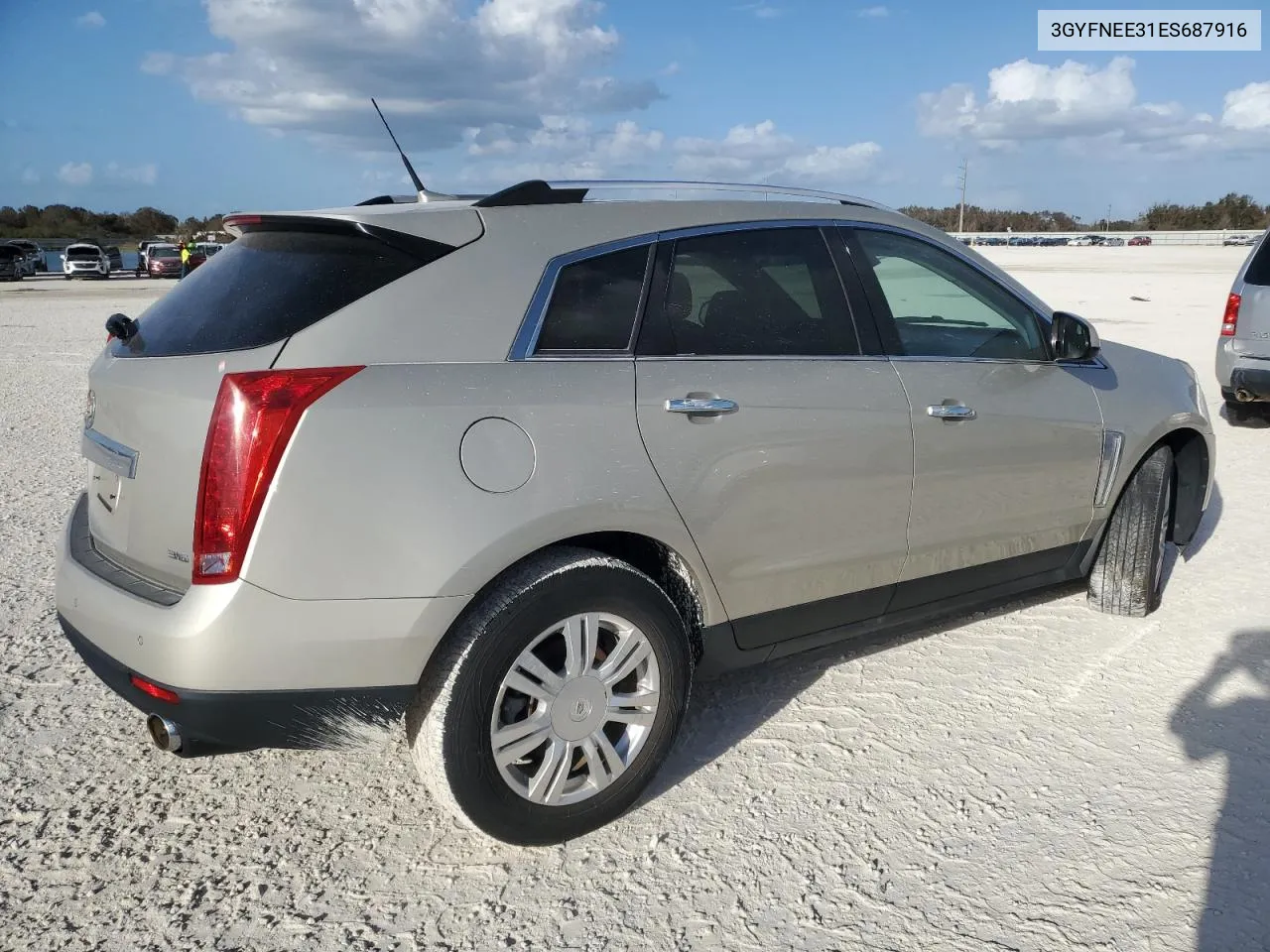 3GYFNEE31ES687916 2014 Cadillac Srx Luxury Collection