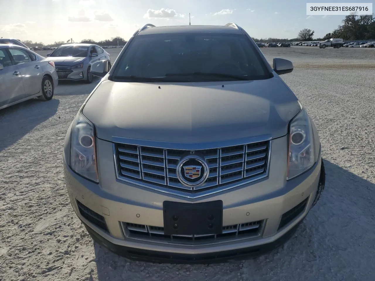 2014 Cadillac Srx Luxury Collection VIN: 3GYFNEE31ES687916 Lot: 76925154