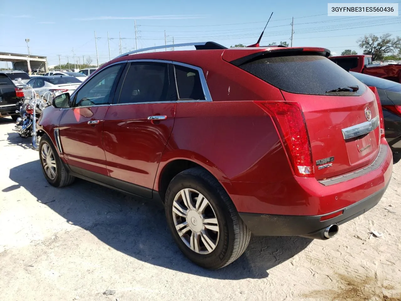 2014 Cadillac Srx Luxury Collection VIN: 3GYFNBE31ES560436 Lot: 77006744