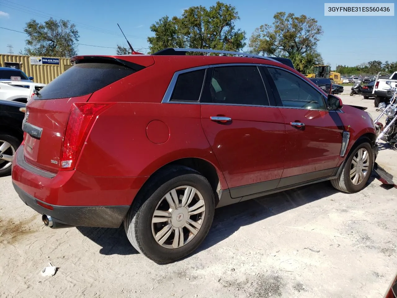 2014 Cadillac Srx Luxury Collection VIN: 3GYFNBE31ES560436 Lot: 77006744