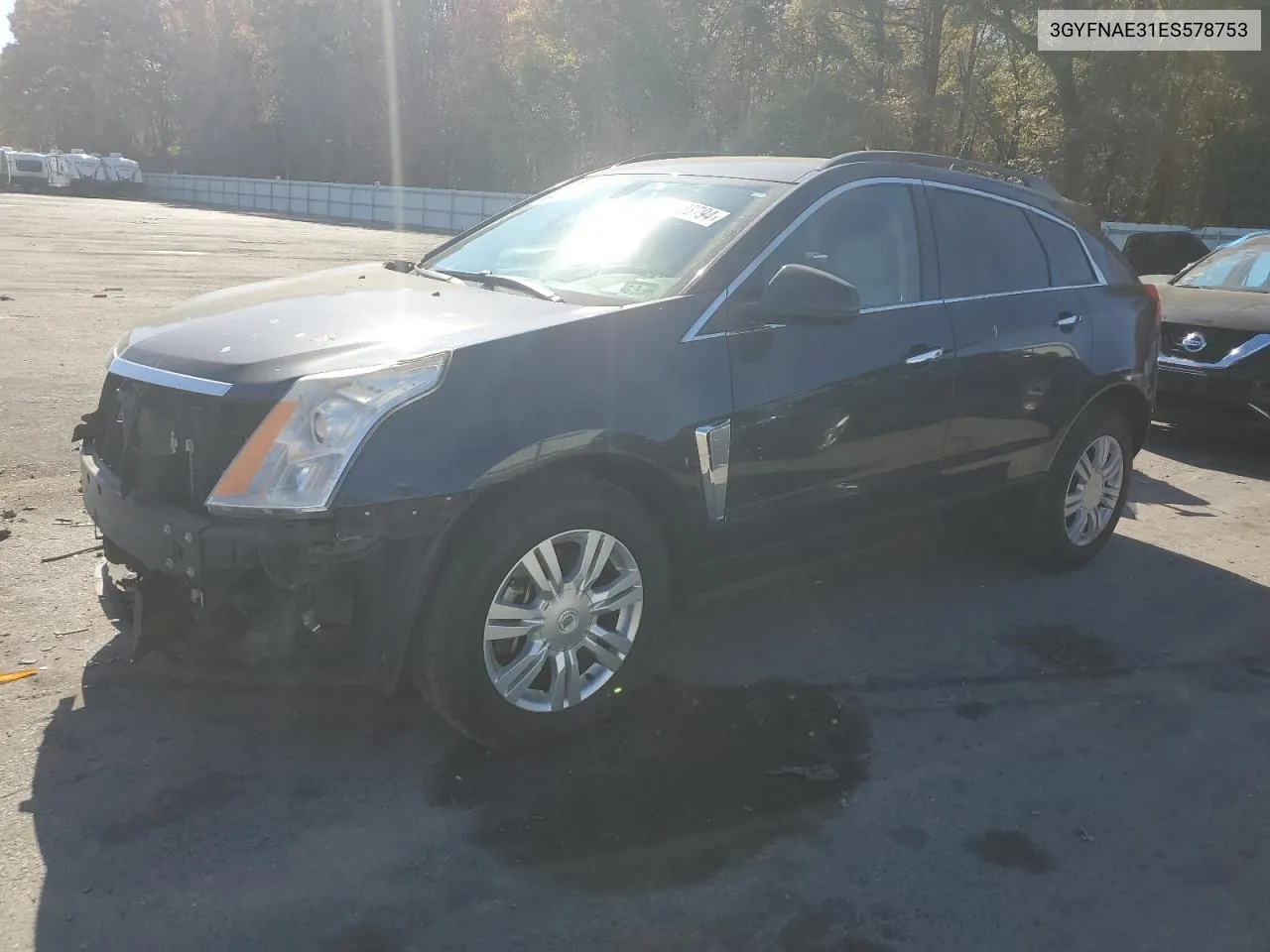 2014 Cadillac Srx VIN: 3GYFNAE31ES578753 Lot: 77133794