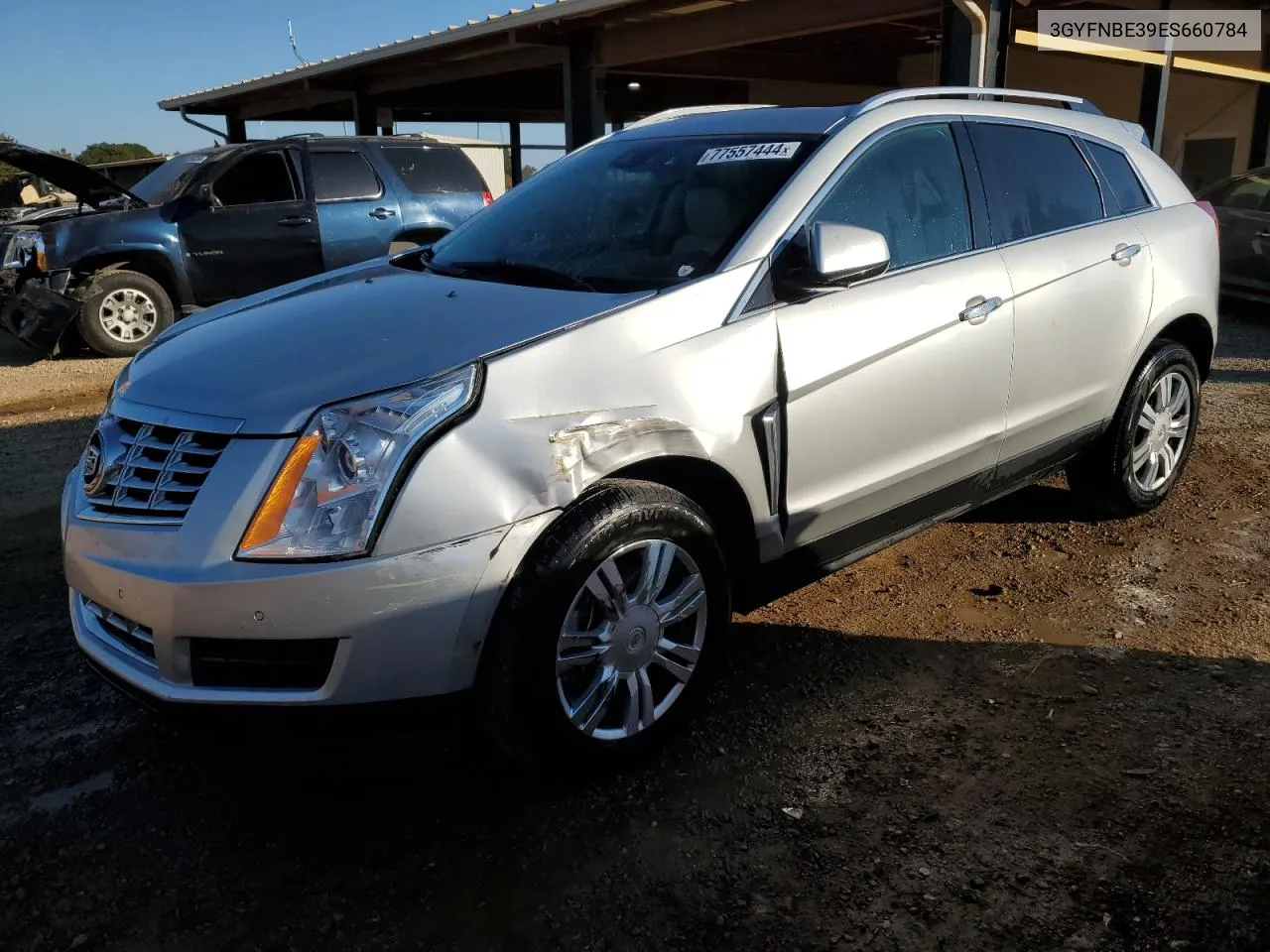 2014 Cadillac Srx Luxury Collection VIN: 3GYFNBE39ES660784 Lot: 77557444