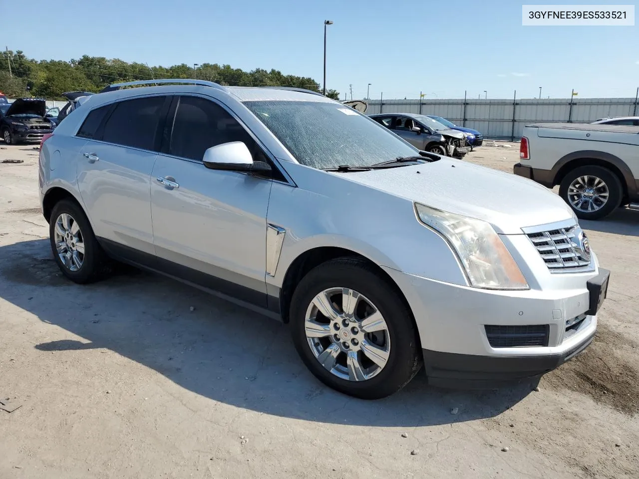 3GYFNEE39ES533521 2014 Cadillac Srx Luxury Collection