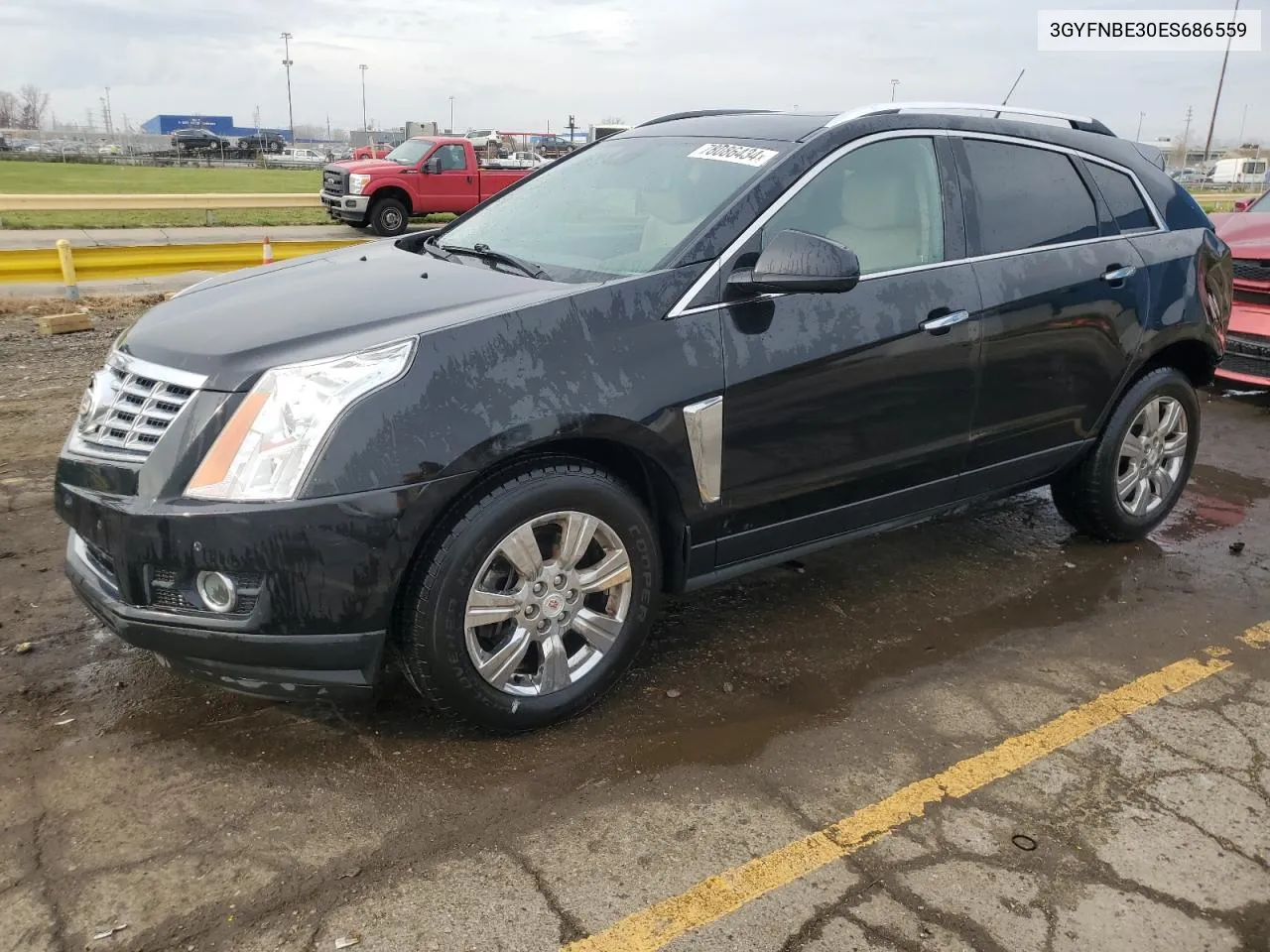 2014 Cadillac Srx Luxury Collection VIN: 3GYFNBE30ES686559 Lot: 78086434