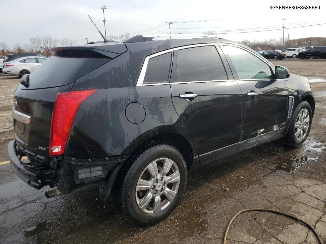 2014 Cadillac Srx Luxury Collection VIN: 3GYFNBE30ES686559 Lot: 78086434