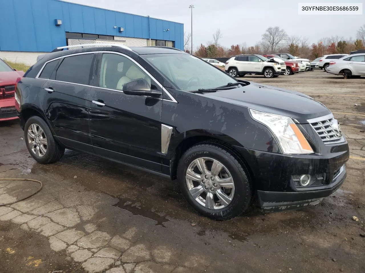 2014 Cadillac Srx Luxury Collection VIN: 3GYFNBE30ES686559 Lot: 78086434