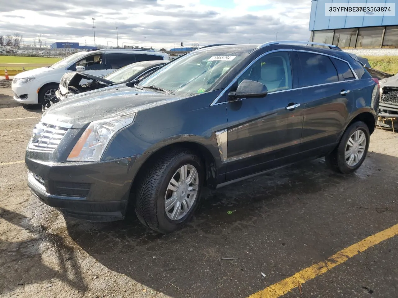 2014 Cadillac Srx Luxury Collection VIN: 3GYFNBE37ES563874 Lot: 78658094