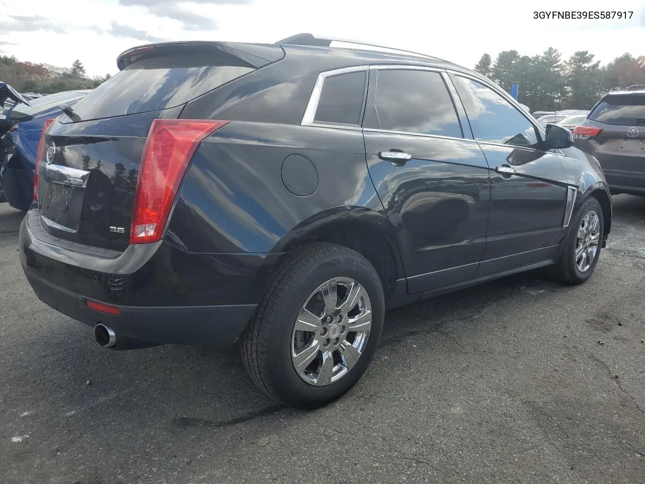 2014 Cadillac Srx Luxury Collection VIN: 3GYFNBE39ES587917 Lot: 78801504