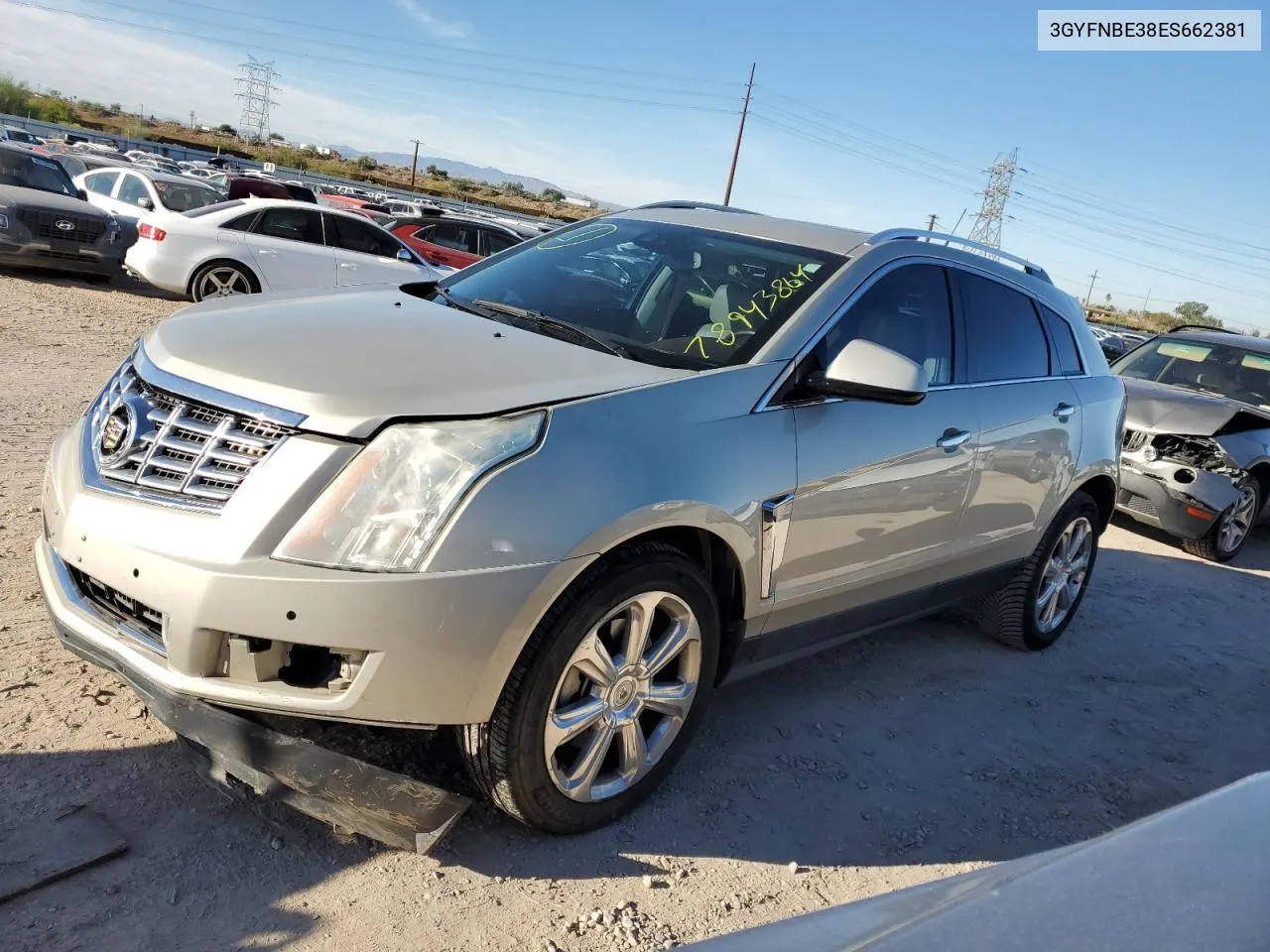 2014 Cadillac Srx Luxury Collection VIN: 3GYFNBE38ES662381 Lot: 78943864