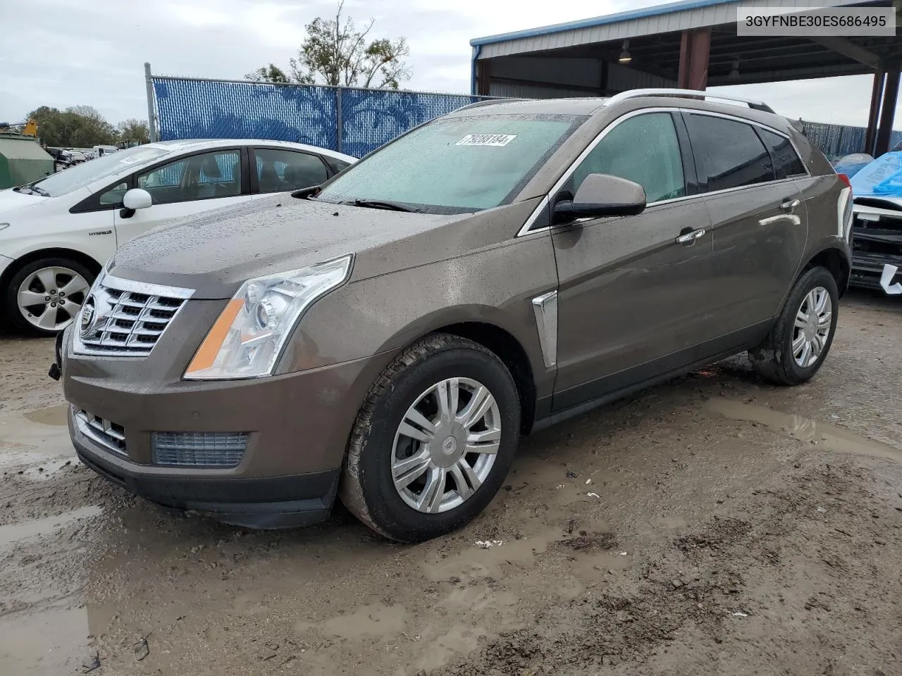 2014 Cadillac Srx Luxury Collection VIN: 3GYFNBE30ES686495 Lot: 79288184