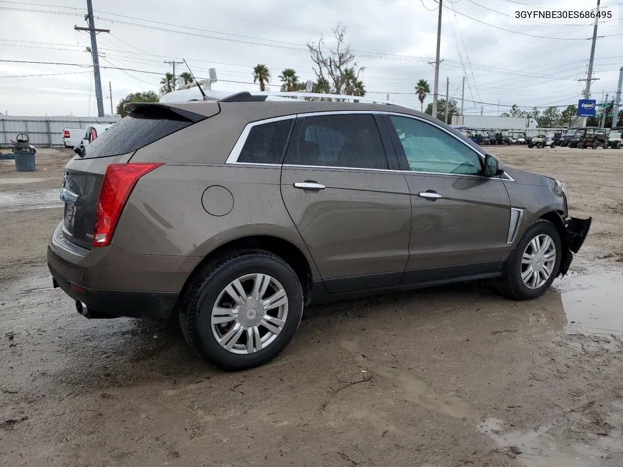 2014 Cadillac Srx Luxury Collection VIN: 3GYFNBE30ES686495 Lot: 79288184