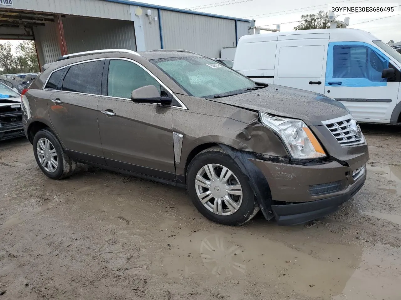 2014 Cadillac Srx Luxury Collection VIN: 3GYFNBE30ES686495 Lot: 79288184