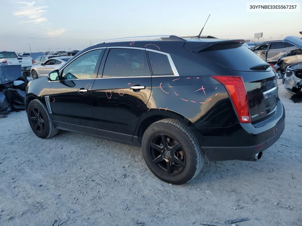 2014 Cadillac Srx Luxury Collection VIN: 3GYFNBE33ES567257 Lot: 80216634