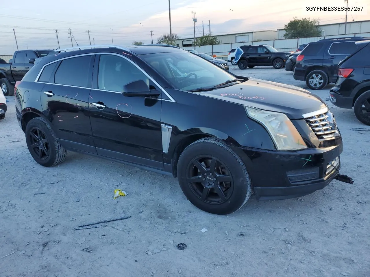 2014 Cadillac Srx Luxury Collection VIN: 3GYFNBE33ES567257 Lot: 80216634