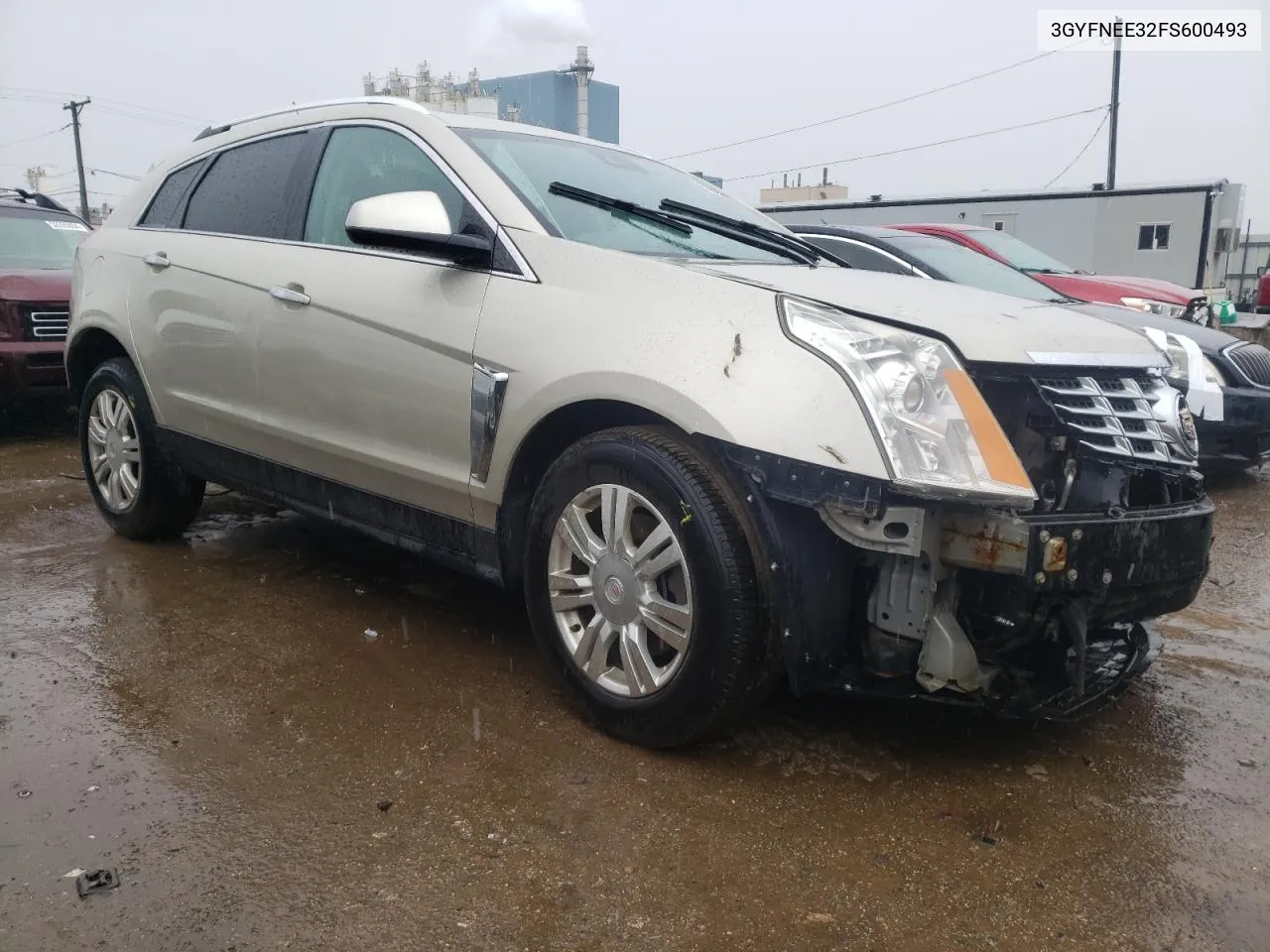 2015 Cadillac Srx Luxury Collection VIN: 3GYFNEE32FS600493 Lot: 52395394