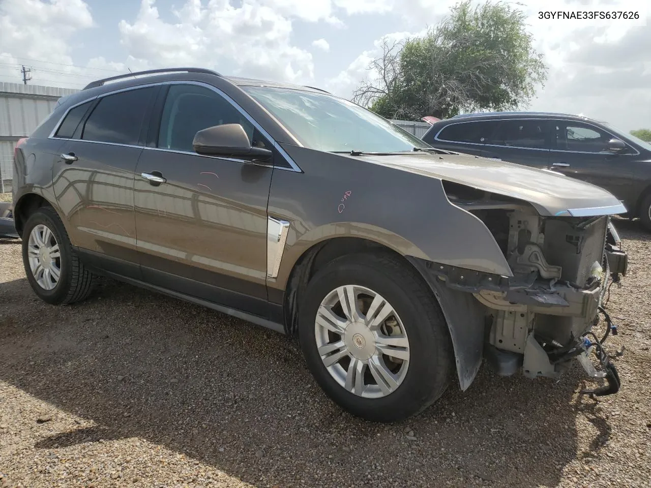 2015 Cadillac Srx VIN: 3GYFNAE33FS637626 Lot: 61375764