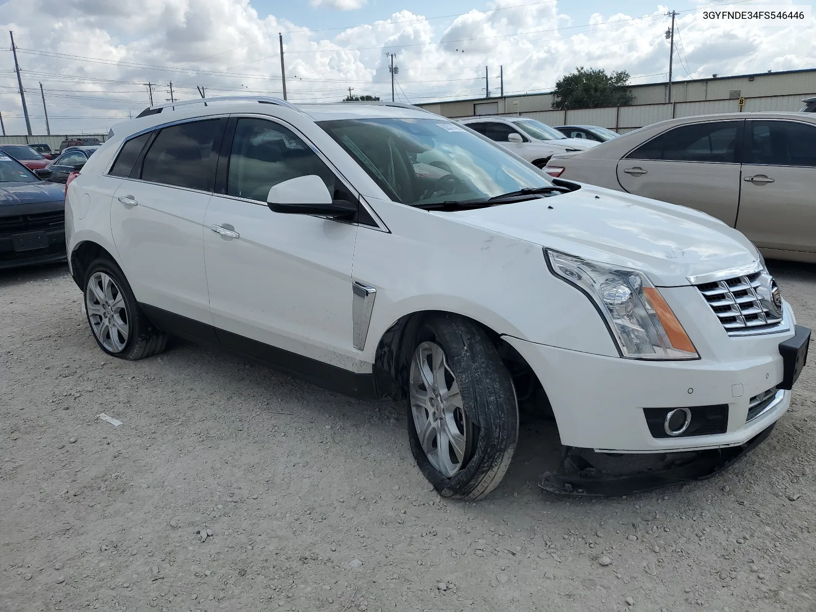 3GYFNDE34FS546446 2015 Cadillac Srx Premium Collection