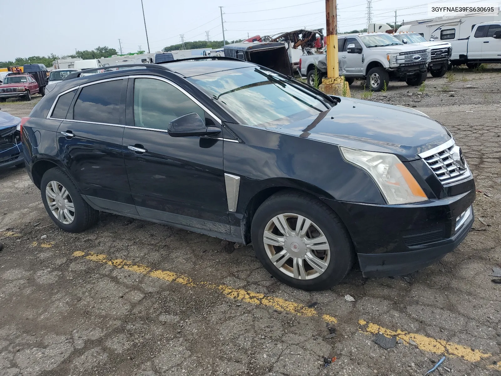 2015 Cadillac Srx VIN: 3GYFNAE39FS630695 Lot: 64891484