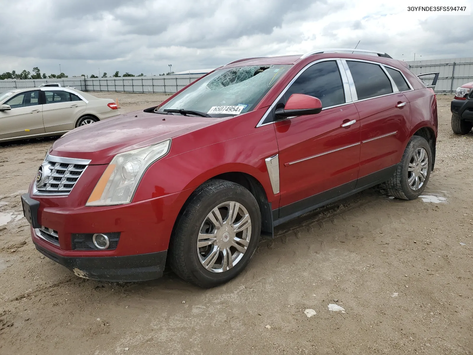 2015 Cadillac Srx Premium Collection VIN: 3GYFNDE35FS594747 Lot: 65074954