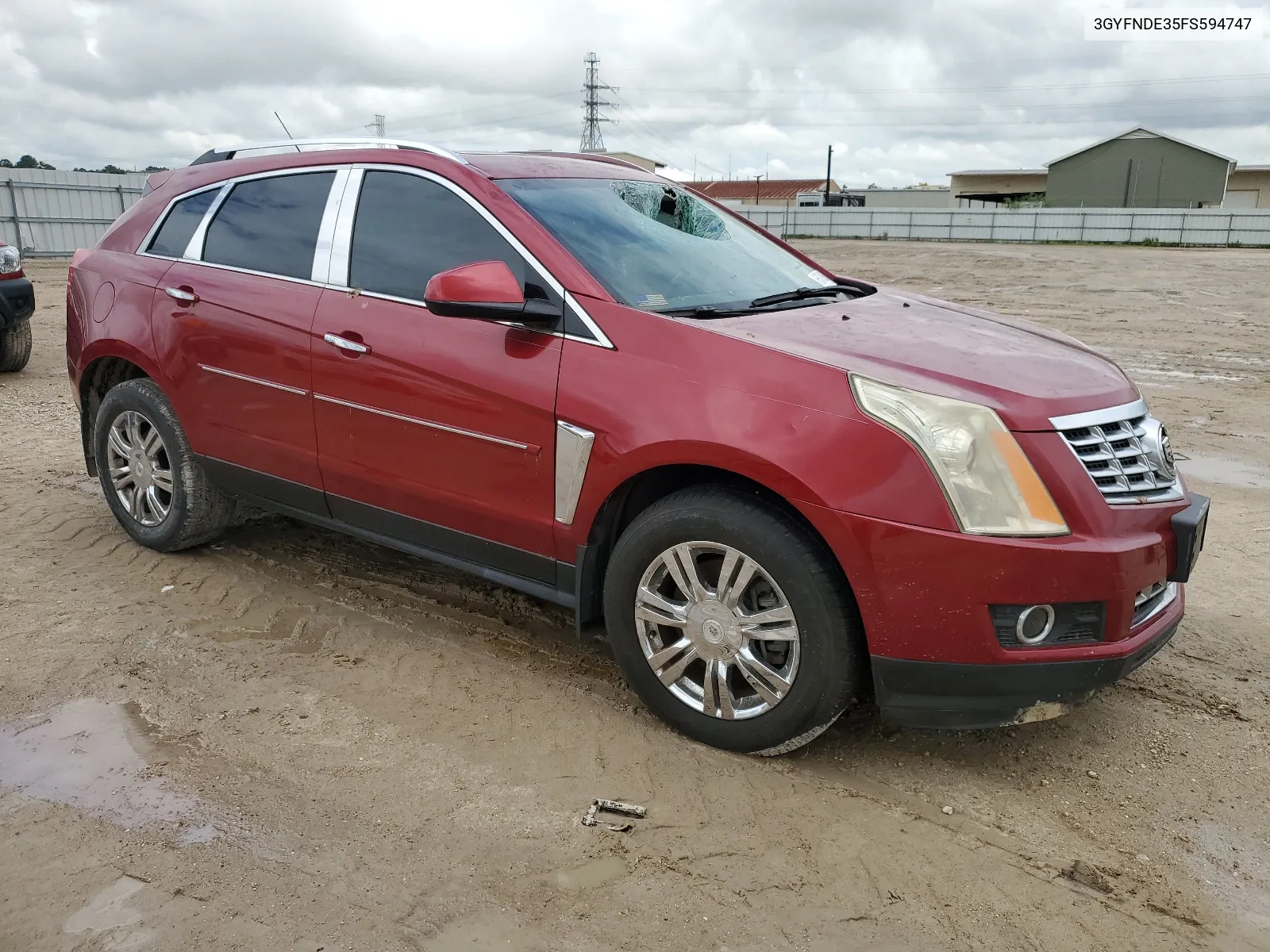 2015 Cadillac Srx Premium Collection VIN: 3GYFNDE35FS594747 Lot: 65074954