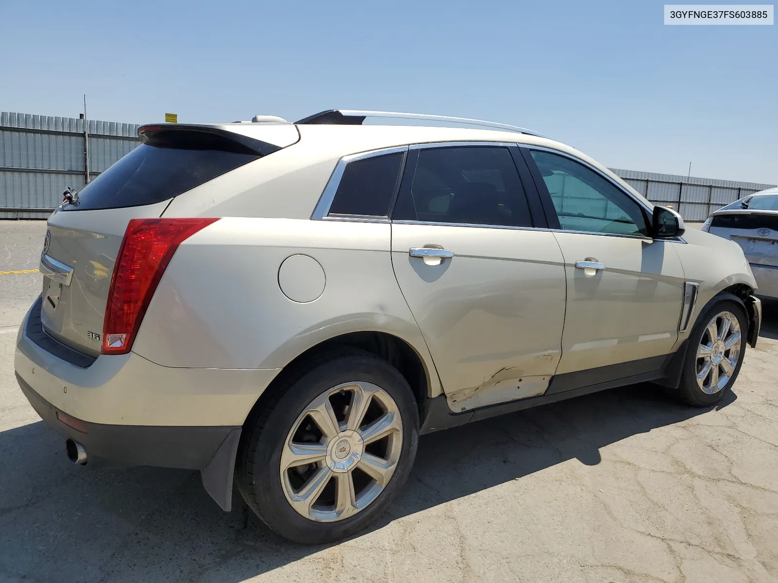 3GYFNGE37FS603885 2015 Cadillac Srx Premium Collection