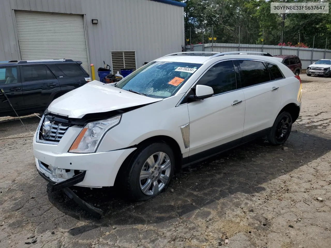 2015 Cadillac Srx Luxury Collection VIN: 3GYFNBE33FS637647 Lot: 65756534