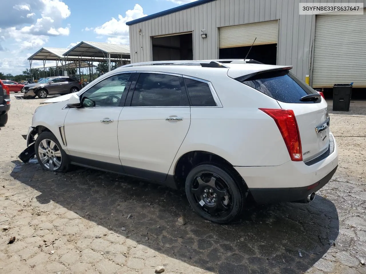 3GYFNBE33FS637647 2015 Cadillac Srx Luxury Collection