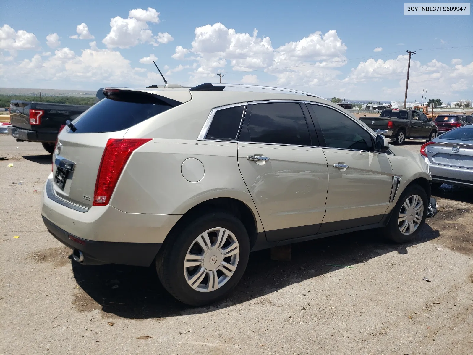 2015 Cadillac Srx Luxury Collection VIN: 3GYFNBE37FS609947 Lot: 65849604