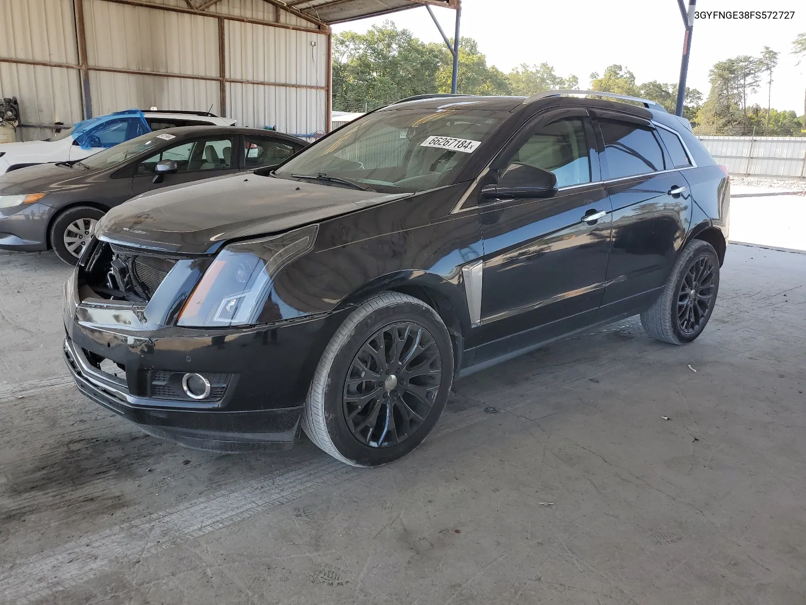 2015 Cadillac Srx Premium Collection VIN: 3GYFNGE38FS572727 Lot: 66267184