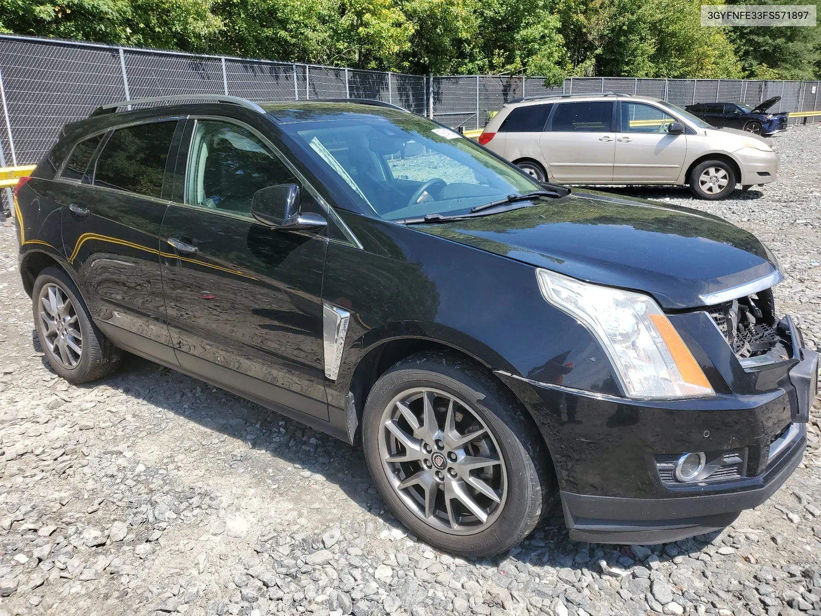 2015 Cadillac Srx Performance Collection VIN: 3GYFNFE33FS571897 Lot: 66849204