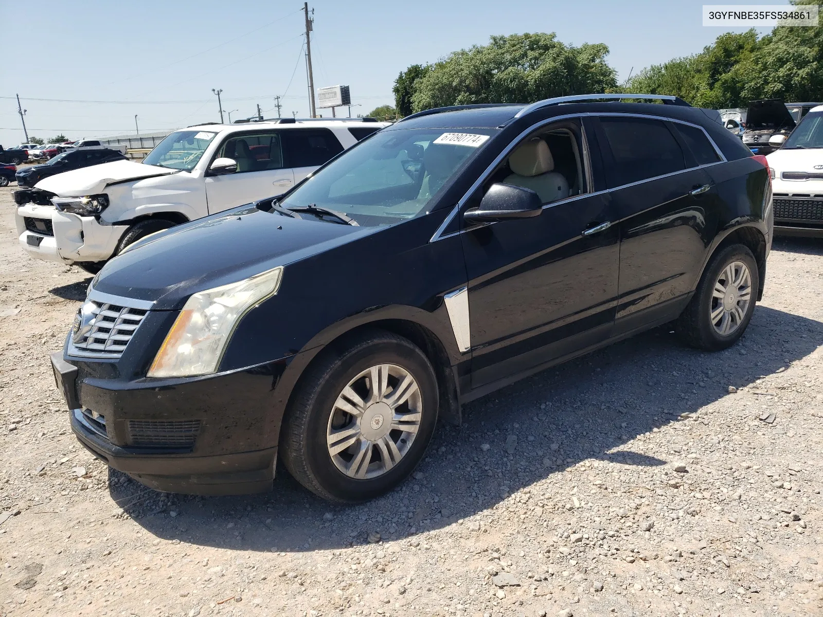 2015 Cadillac Srx Luxury Collection VIN: 3GYFNBE35FS534861 Lot: 67090774