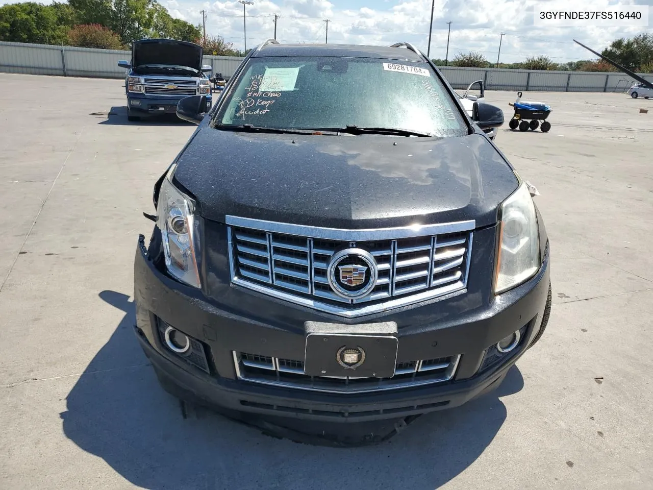 3GYFNDE37FS516440 2015 Cadillac Srx Premium Collection