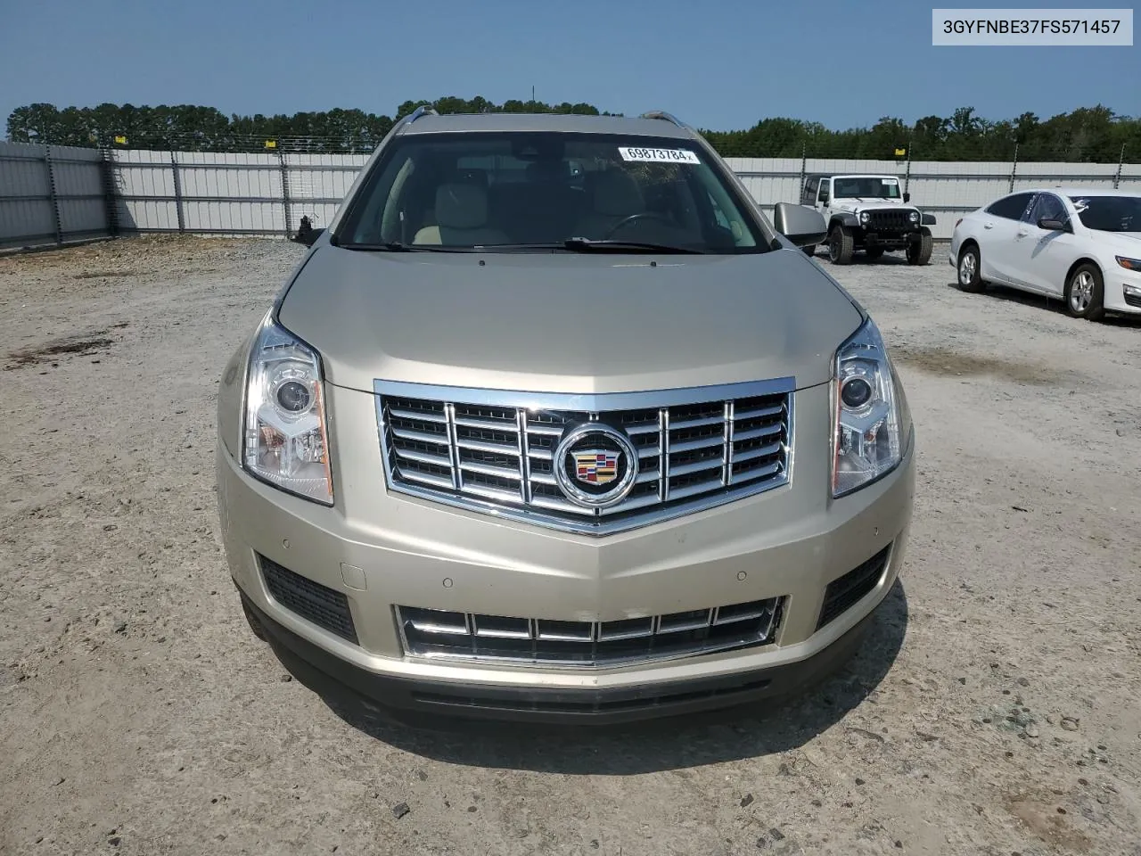 3GYFNBE37FS571457 2015 Cadillac Srx Luxury Collection