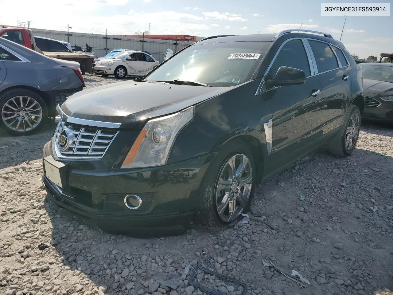 2015 Cadillac Srx Performance Collection VIN: 3GYFNCE31FS593914 Lot: 70252854