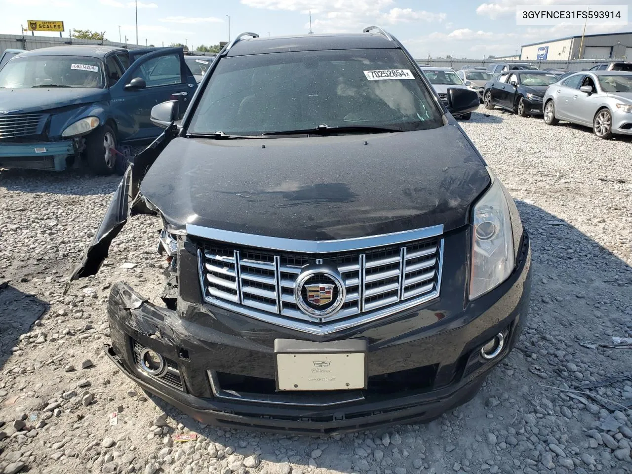 2015 Cadillac Srx Performance Collection VIN: 3GYFNCE31FS593914 Lot: 70252854