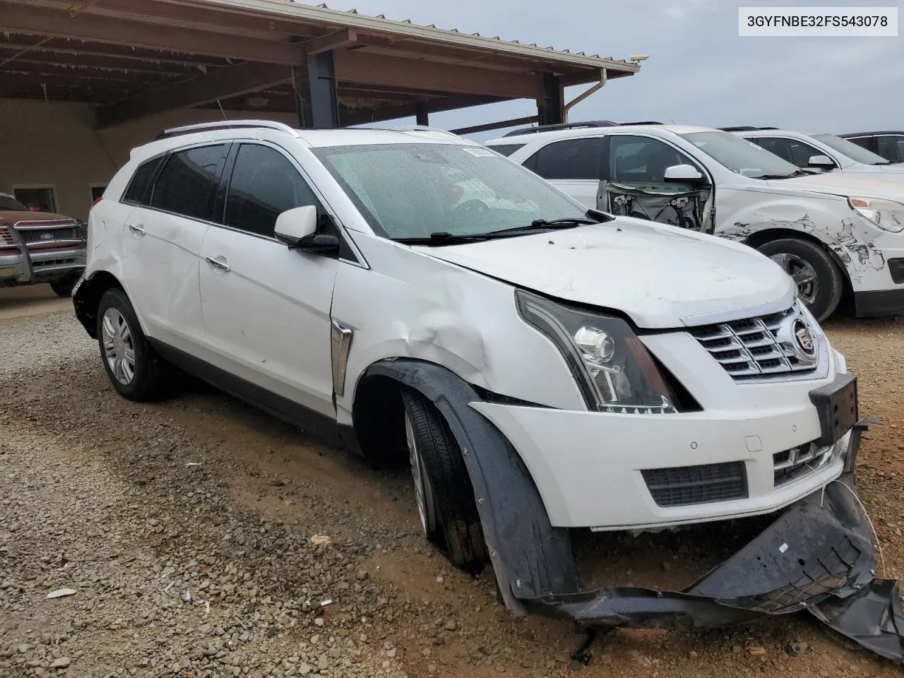 2015 Cadillac Srx Luxury Collection VIN: 3GYFNBE32FS543078 Lot: 70602374