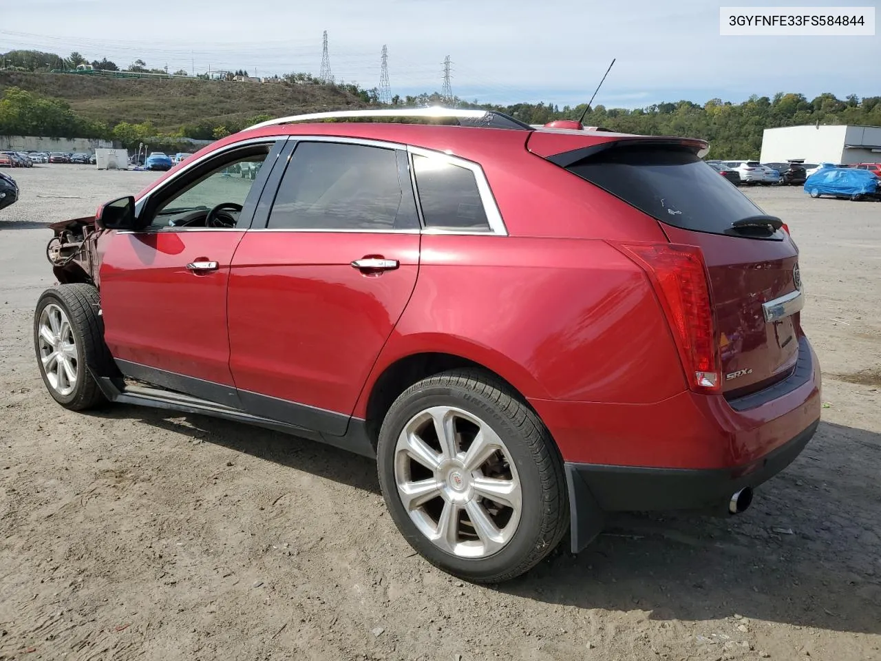 2015 Cadillac Srx Performance Collection VIN: 3GYFNFE33FS584844 Lot: 70796784