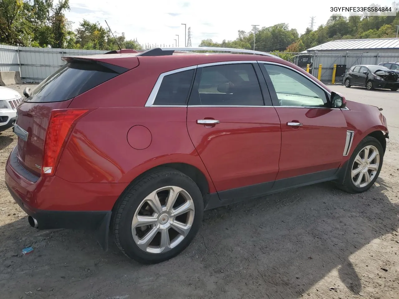 2015 Cadillac Srx Performance Collection VIN: 3GYFNFE33FS584844 Lot: 70796784