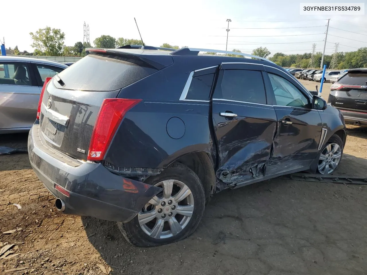 3GYFNBE31FS534789 2015 Cadillac Srx Luxury Collection