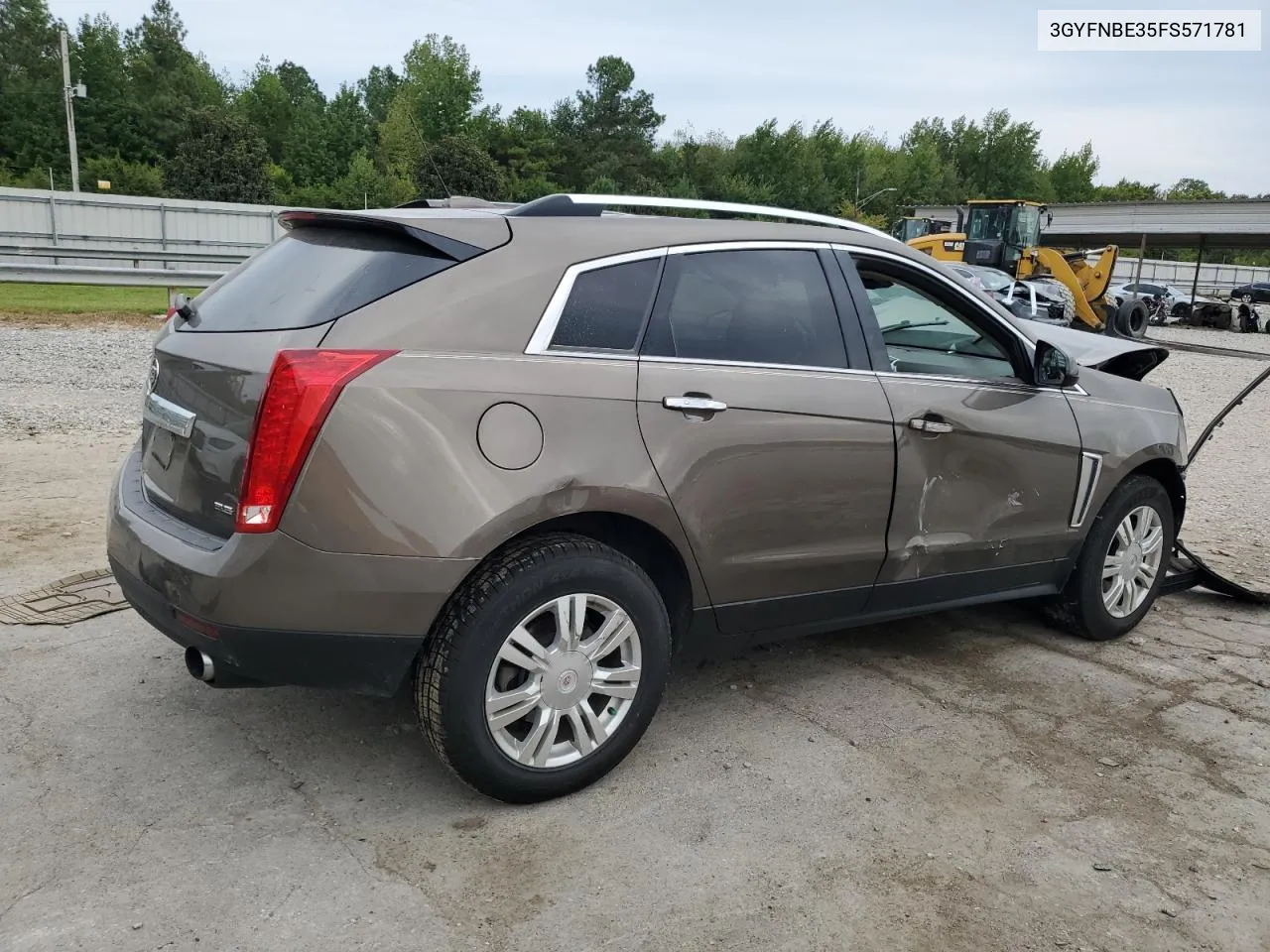 2015 Cadillac Srx Luxury Collection VIN: 3GYFNBE35FS571781 Lot: 71241144