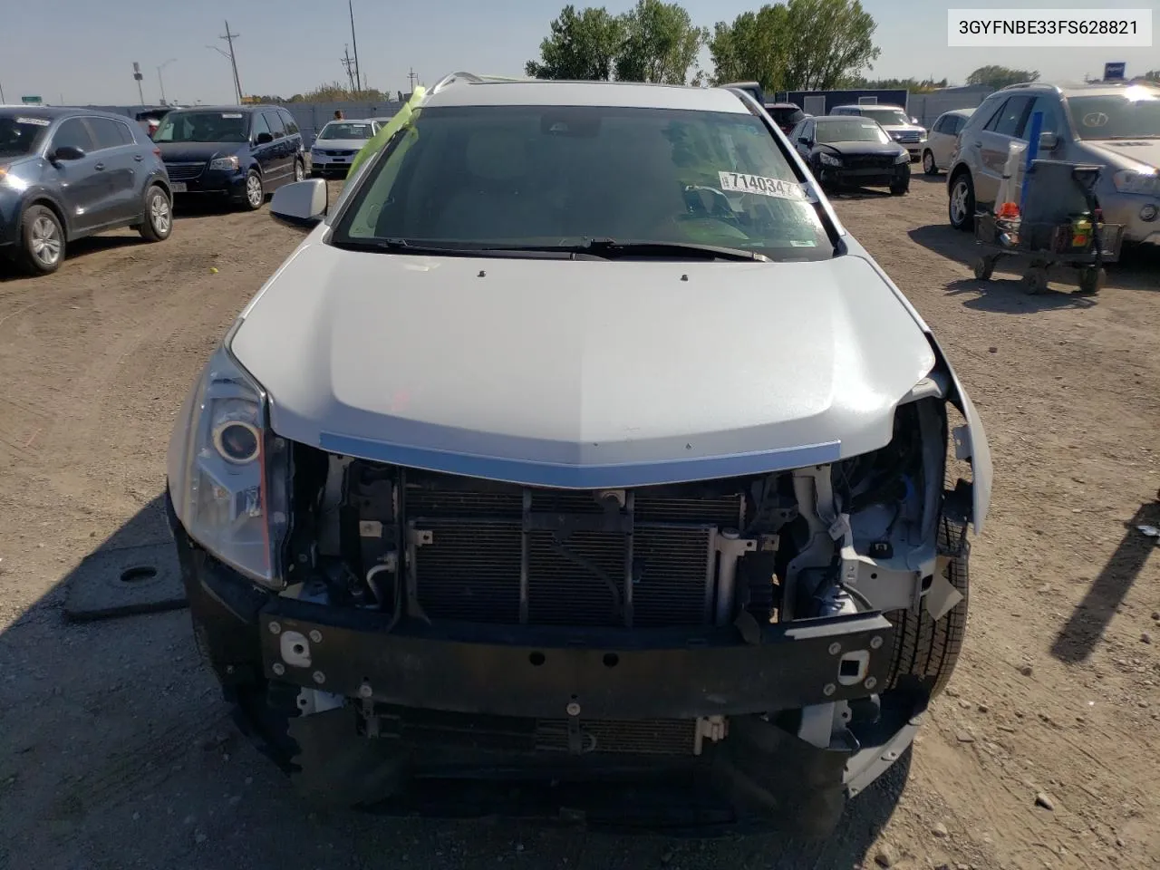 3GYFNBE33FS628821 2015 Cadillac Srx Luxury Collection