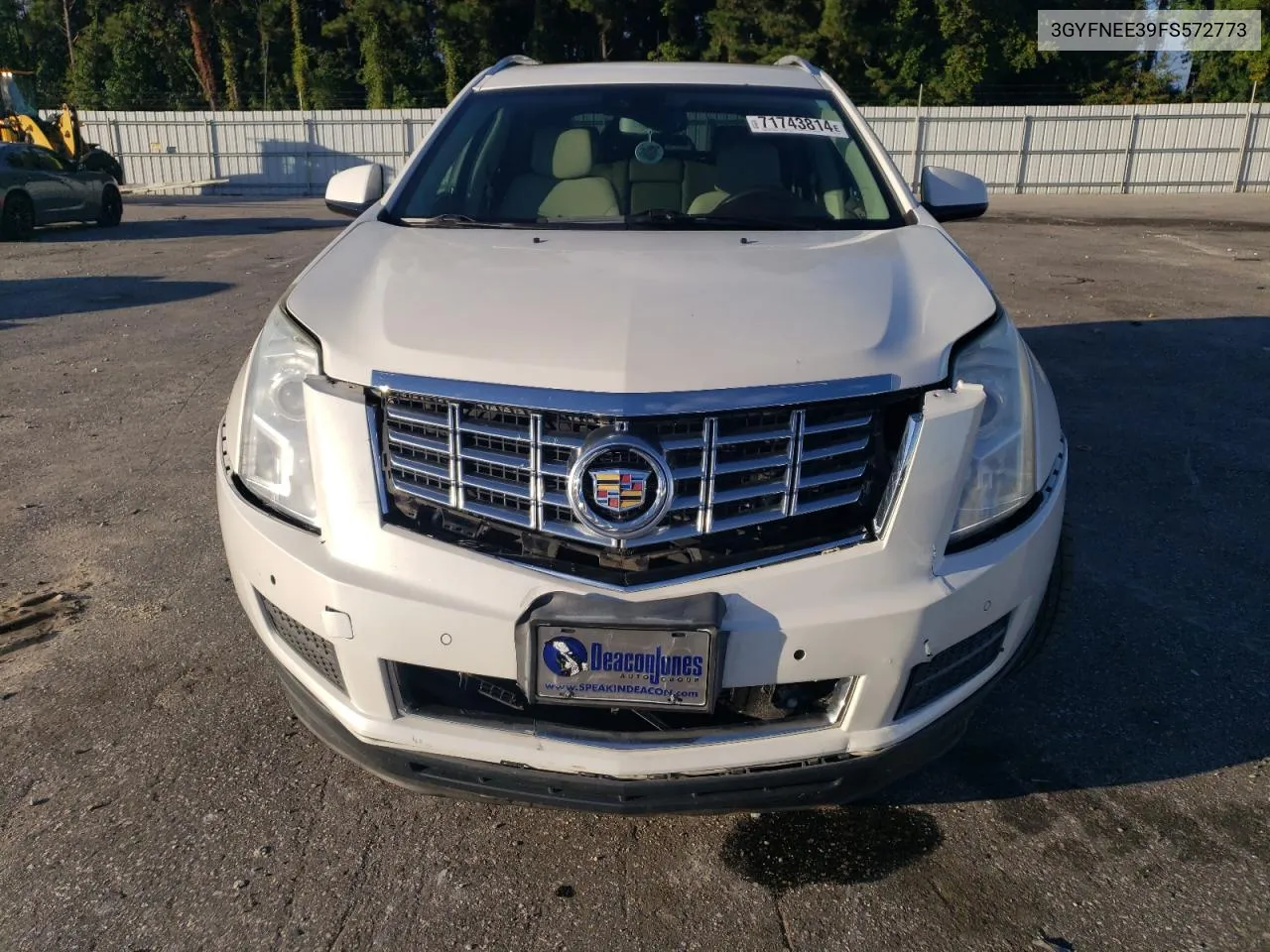 2015 Cadillac Srx Luxury Collection VIN: 3GYFNEE39FS572773 Lot: 71743814