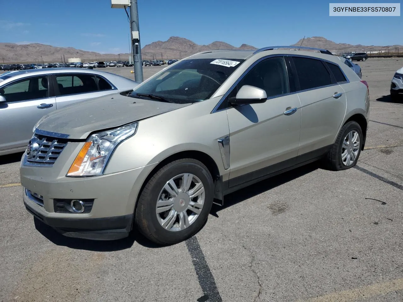 3GYFNBE33FS570807 2015 Cadillac Srx Luxury Collection