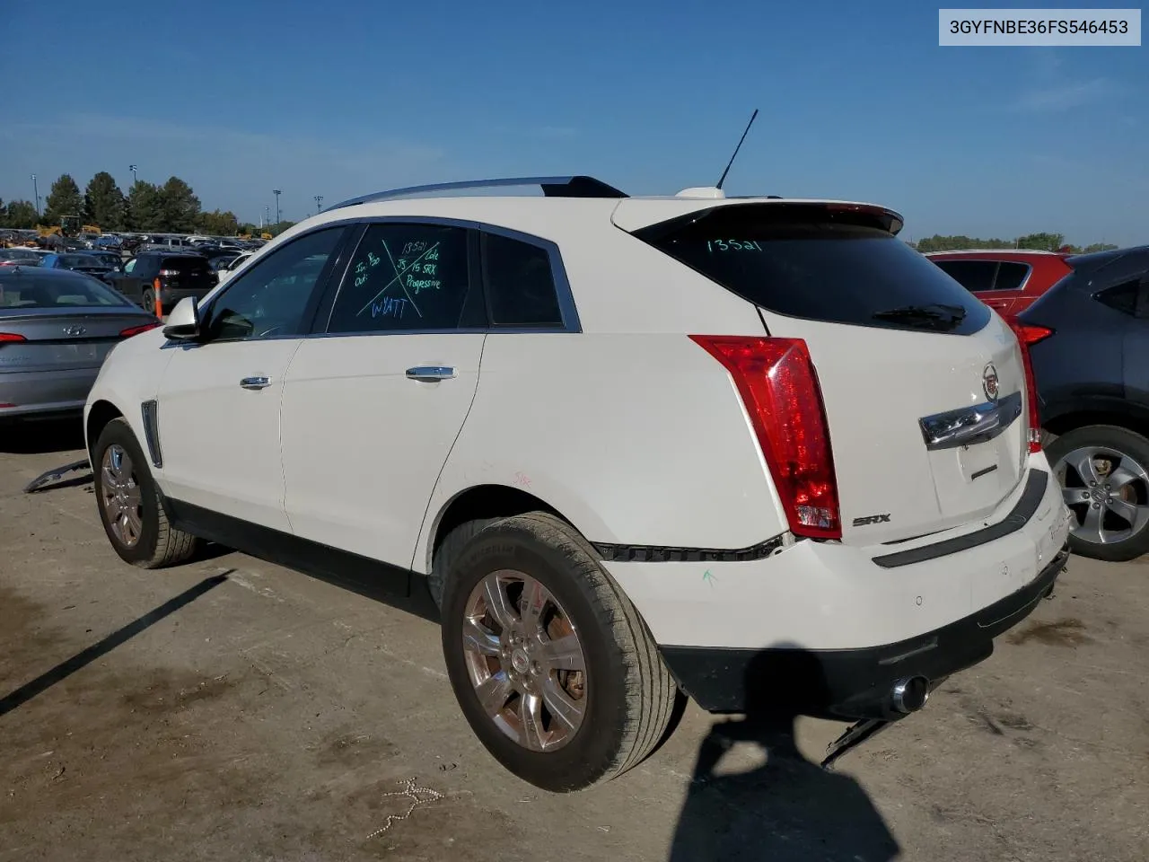 3GYFNBE36FS546453 2015 Cadillac Srx Luxury Collection