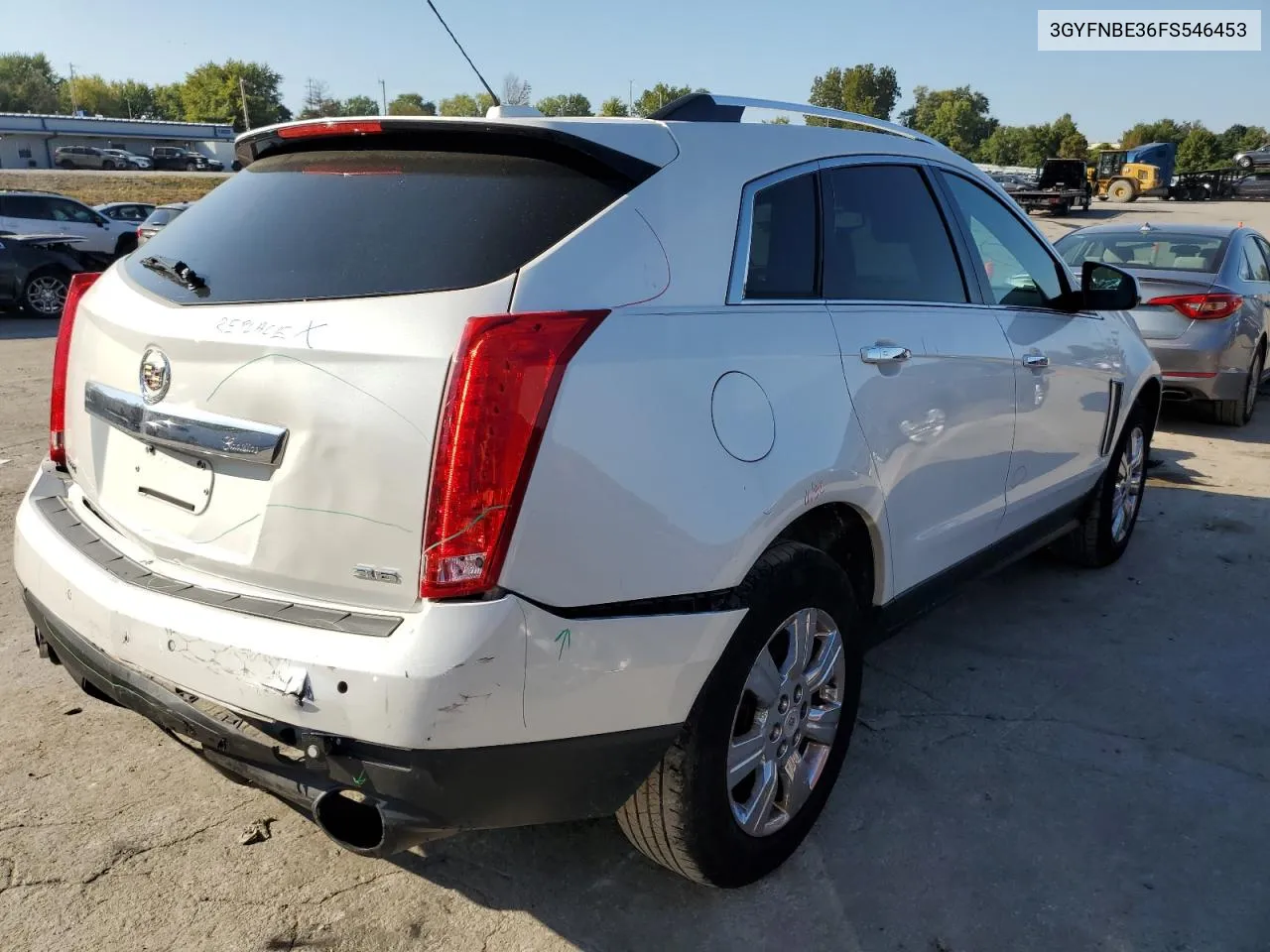 3GYFNBE36FS546453 2015 Cadillac Srx Luxury Collection