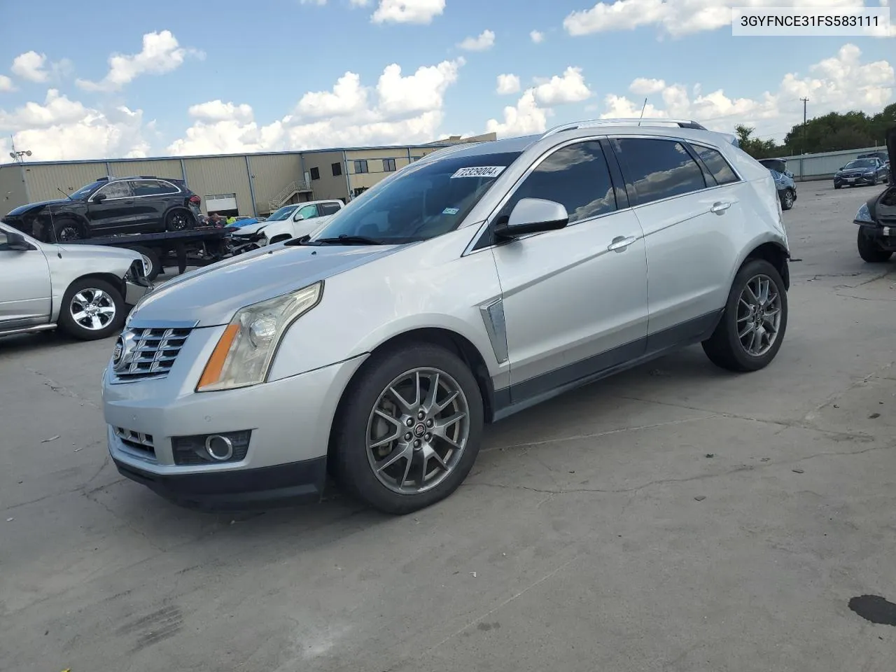 2015 Cadillac Srx Performance Collection VIN: 3GYFNCE31FS583111 Lot: 72329004