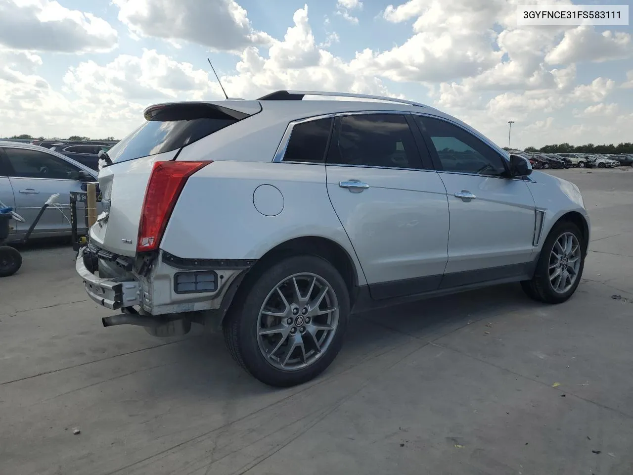 2015 Cadillac Srx Performance Collection VIN: 3GYFNCE31FS583111 Lot: 72329004